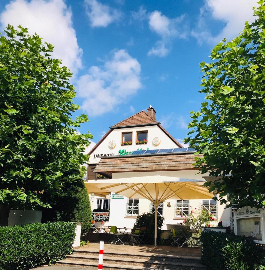 Landhotel Weserblick Beverungen Bagian luar foto