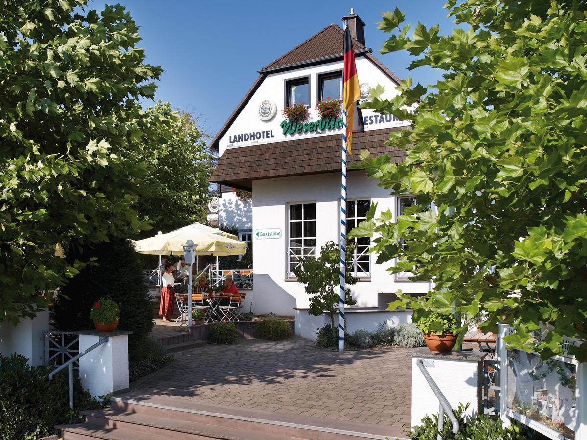 Landhotel Weserblick Beverungen Bagian luar foto